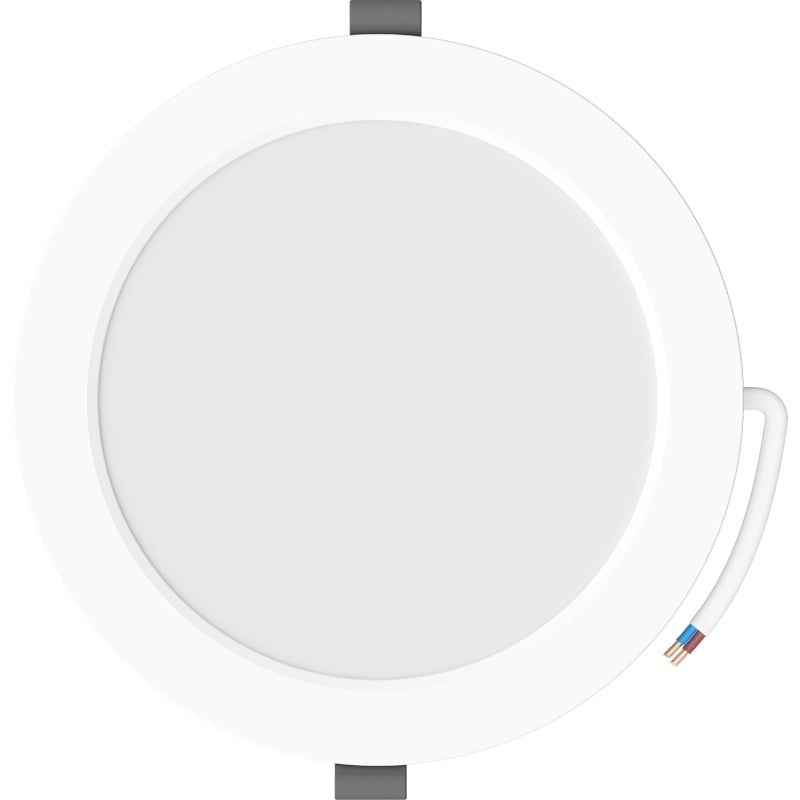 Mexen LDRR Eingelassene LED-Downlight-Deckenleuchte Ø 17 cm, 12W, Kaltweiß - 6500K, 1320 lm, weiß - L210-017-1265-20