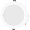 Mexen LDRR Eingelassene LED-Downlight-Deckenleuchte Ø 17 cm, 12W, Kaltweiß - 6500K, 1320 lm, weiß - L210-017-1265-20