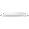 Mexen LDRR Einbau-LED-Deckeneinbaupanel, rund, 22 cm Durchmesser, 18W, Neutral - 4000K, 1980 lm, weiß - L210-022-1840-20