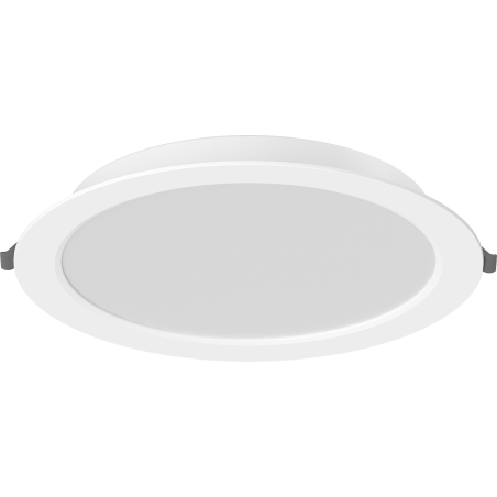 Mexen LDRR Einbau-LED-Deckeneinbaupanel, rund, 22 cm Durchmesser, 18W, Neutral - 4000K, 1980 lm, weiß - L210-022-1840-20