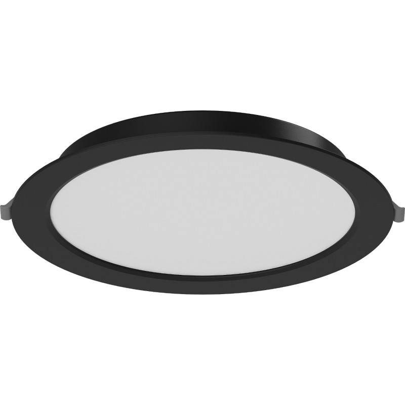 Mexen LDRR LED-Downlight-Deckenpanel, 22 cm, 18W, Neutral - 4000K, 1440 lm, schwarz - L210-022-1840-70