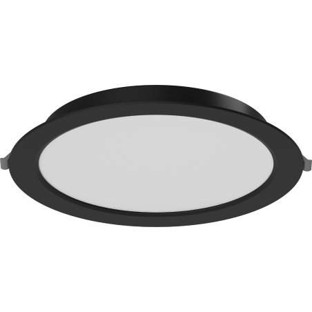 Mexen LDRR LED-Downlight-Deckenpanel, 22 cm, 18W, Neutral - 4000K, 1440 lm, schwarz - L210-022-1840-70
