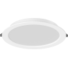 Mexen LDRR LED-Downlight-Deckeneinbauleuchte, Ø 22 cm, 18W, Kaltweiß - 6500K, 1980 lm, weiß - L210-022-1865-20