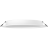 Mexen LDRR LED-Downlight-Deckeneinbauleuchte, Ø 22 cm, 18W, Kaltweiß - 6500K, 1980 lm, weiß - L210-022-1865-20