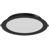 Mexen LDRR LED-Downlight-Deckenpaneel, eingelassen, Ø 22 cm, 18W, Kaltlicht - 6500K, 1440 lm, schwarz - L210-022-1865-70