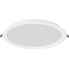 Mexen LDRR LED-Downlight-Deckenpanel Einbau, Durchmesser 30 cm, 24W, Neutral - 4000K, 2640 lm, weiß - L210-030-2440-20