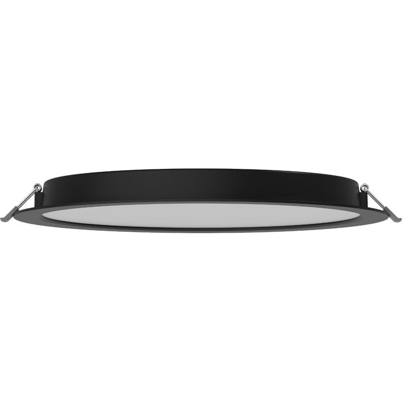 Mexen LDRR LED-Downlight-Deckenpaneel, Einbau, Ø 30 cm, 24W, Neutral - 4000K, 1920 lm, schwarz - L210-030-2440-70