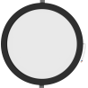 Mexen LDRR LED-Downlight-Deckenpaneel, Einbau, Ø 30 cm, 24W, Neutral - 4000K, 1920 lm, schwarz - L210-030-2440-70