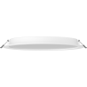 Mexen LDRR LED-Downlight-Deckeneinbauleuchte, Einbaudurchmesser 30 cm, 24W, Kaltweiß - 6500K, 2640 lm, weiß - L210-030-2465-20