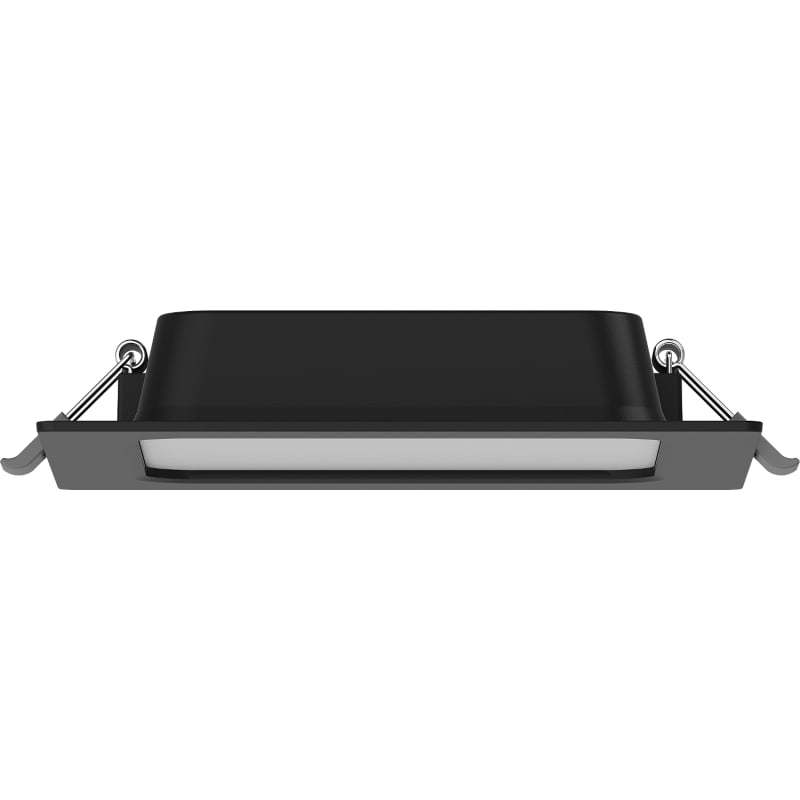 Mexen LDRR LED-Downlight-Deckenpanel Einbau 14 x 14 cm, 9W, Neutral - 4000K, 720 lm, schwarz - L211-014-0940-70