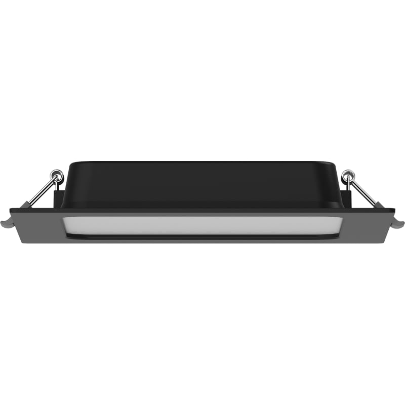 Mexen LDRR LED-Downlight-Deckenpaneel, einbaubar, 17 x 17 cm, 12W, Neutral - 4000K, 1320 lm, schwarz - L211-017-1240-70