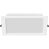 Mexen LDRR Deckenpanel Downlight LED Einbau 22 x 22 cm, 18W, Neutral - 4000K, 1980 lm, weiß - L211-022-1840-20