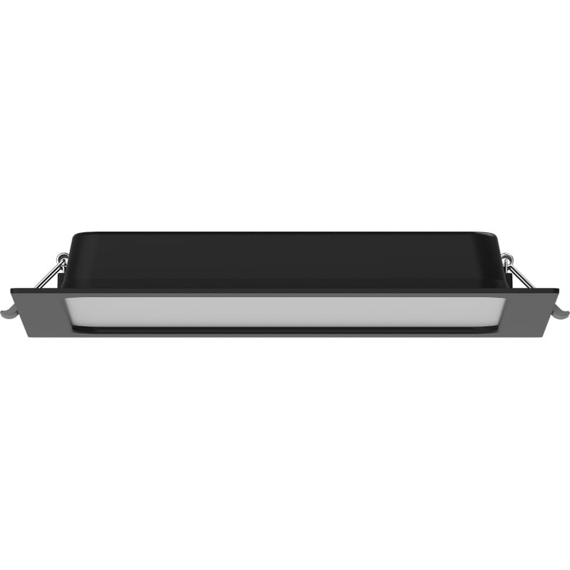 Mexen LDRR LED-Einbau-Deckenpanel Downlight 22 x 22 cm, 18W, Neutral - 4000K, 1350 lm, schwarz - L211-022-1840-70
