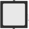 Mexen LDRR LED-Einbau-Deckenpanel Downlight 22 x 22 cm, 18W, Neutral - 4000K, 1350 lm, schwarz - L211-022-1840-70