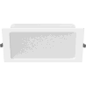 Mexen LDRR Deckeneinbaupanel Downlight LED 22 x 22 cm, 18W, Kalt - 6500K, 1980 lm, weiß - L211-022-1865-20