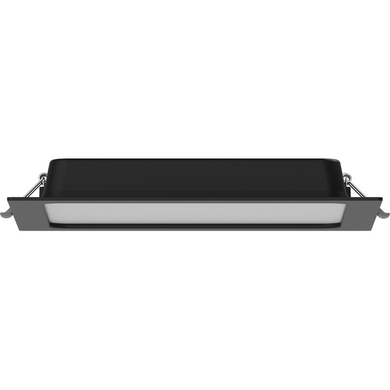 Mexen LDRR LED-Downlight-Deckenpanel, eingelassen, 22 x 22 cm, 18W, Kaltweiß - 6500K, 1440 lm, schwarz - L211-022-1865-70