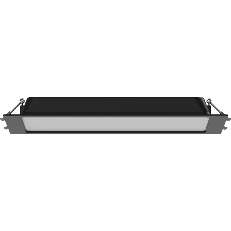 Mexen LDRR LED-Deckeneinbauleuchte Downlight 30 x 30 cm, 24W, Neutral - 4000K, 1920 lm, schwarz - L211-030-2440-70