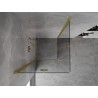 Mexen Mist-F Duo faltbare Duschkabine 85 x 85 cm, transparent, gold gebürstet - 8A6-085L-085P-55-00