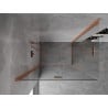 Mexen Mist-F Duo klappbare Duschkabine links 110 x 100 cm, transparent, gebürstetes Kupfer - 8A6-110L-100P-65-00