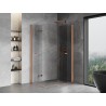Mexen Mist-F Duo Duschkabine faltbar rechts 80 x 120 cm, transparent, gebürstetes Kupfer - 8A6-080L-120P-65-00