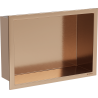 Mexen X-Wall-R Nischenregal mit Blende 30 x 20 cm, gebürstetes Kupfer - 19C0302010
