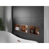 Mexen X-Wall-R Nischenregal mit Blende 30 x 20 cm, gebürstetes Kupfer - 19C0302010