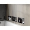 Mexen X-Wall-R Nischenregal mit Flansch 30 x 20 cm, gebürstetes Gun Grey - 19E0302010