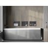 Mexen X-Wall-R Nischenregal mit Flansch 30 x 20 cm, gebürstetes Gun Grey - 19E0302010