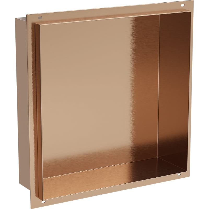 Mexen X-Wall-NR Nischenregal ohne Blende 30 x 30 cm, gebürstetes Kupfer - 19C1303010