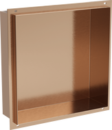 Mexen X-Wall-NR Nischenregal ohne Blende 30 x 30 cm, gebürstetes Kupfer - 19C1303010