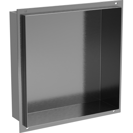 Mexen X-Wall-NR Nischenregal ohne Rahmen 30 x 30 cm, gebürstetes Gun Gray - 19E1303010
