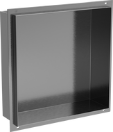 Mexen X-Wall-NR Nischenregal ohne Rahmen 30 x 30 cm, gebürstetes Gun Gray - 19E1303010