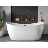 Mexen X-Wall-R Nischenregal mit Rand 30 x 30 cm, gebürstetes Kupfer - 19C0303010