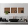 Mexen X-Wall-R Nischenregal mit Rand 30 x 30 cm, gebürstetes Kupfer - 19C0303010