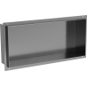 Mexen X-Wall-NR nischenregal ohne Rahmen 45 x 20 cm, Gun Gray gebürstet - 19E1452010