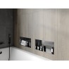 Mexen X-Wall-NR nischenregal ohne Rahmen 45 x 20 cm, Gun Gray gebürstet - 19E1452010