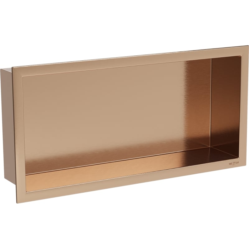Mexen X-Wall-R Nischenablage mit Flansch 45 x 20 cm, gebürstetes Kupfer - 19C0452010