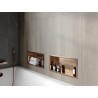 Mexen X-Wall-R Nischenablage mit Flansch 45 x 20 cm, gebürstetes Kupfer - 19C0452010