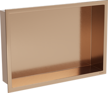 Mexen X-Wall-R Nischenregal mit Flansch 45 x 30 cm, gebürstetes Kupfer - 19C0453010