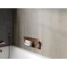 Mexen X-Wall-NR Nischenregal ohne Flansch 60 x 20 cm, gebürstetes Kupfer - 19C1602010