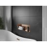 Mexen X-Wall-NR Nischenregal ohne Flansch 60 x 20 cm, gebürstetes Kupfer - 19C1602010