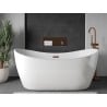 Mexen X-Wall-NR Nischenregal ohne Flansch 60 x 20 cm, gebürstetes Kupfer - 19C1602010