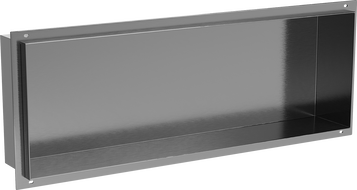 Mexen X-Wall-NR Nischenregal ohne Flansch 60 x 20 cm, gebürstetes Gun Gray - 19E1602010