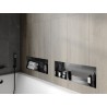 Mexen X-Wall-NR Nischenregal ohne Flansch 60 x 20 cm, gebürstetes Gun Gray - 19E1602010
