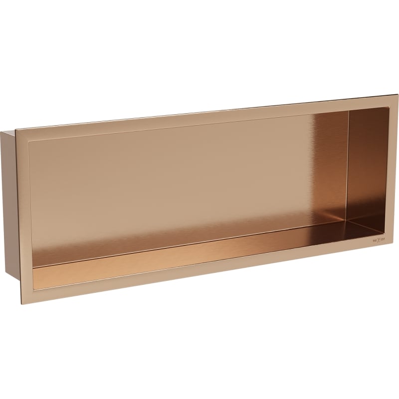 Mexen X-Wall-R Einbauwandregal mit Rahmen 60 x 20 cm, gebürstetes Kupfer - 19C0602010