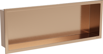 Mexen X-Wall-R Einbauwandregal mit Rahmen 60 x 20 cm, gebürstetes Kupfer - 19C0602010