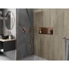 Mexen X-Wall-R Einbauwandregal mit Rahmen 60 x 20 cm, gebürstetes Kupfer - 19C0602010