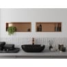 Mexen X-Wall-R Einbauwandregal mit Rahmen 60 x 20 cm, gebürstetes Kupfer - 19C0602010