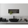 Mexen X-Wall-R Nischenregal mit Flansch 60 x 20 cm, gebürstetes Gun Gray - 19E0602010