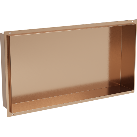 Mexen X-Wall-NR Einbauablage ohne Flansch 60 x 30 cm, gebürstetes Kupfer - 19C1603010